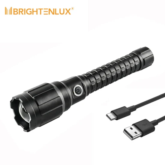 Brightenlux 2022 Новый лучший тактический USB COB светодиодный фонарик высокой мощности 10000 люмен с аккумулятором